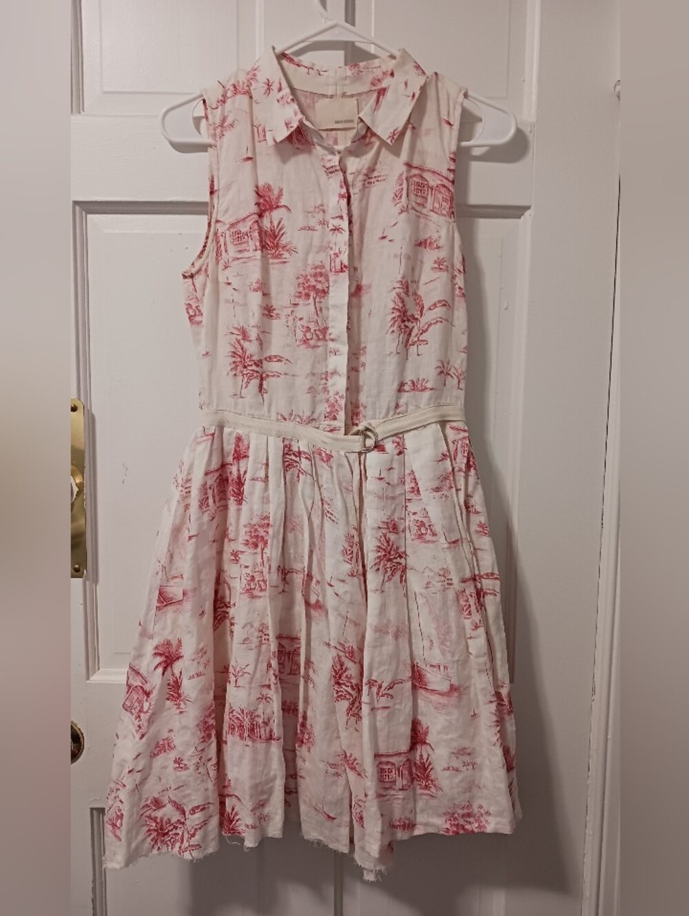 Band Of Outsiders *Spring 2015 Toile Print Dress Fit Flare Cottagecore Excellent